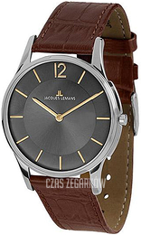 Jacques Lemans London Szary/Skóra Ø34 mm 1-1944A