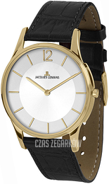 Jacques Lemans London Srebrny/Skóra Ø34 mm 1-1944D