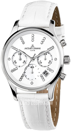 Jacques Lemans London Biały/Skóra Ø36 mm 1-1954B