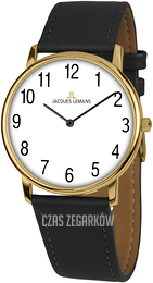 Jacques Lemans Serie 200 Biały/Skóra Ø33 mm 1-2004H