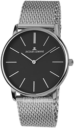 Jacques Lemans Serie 200 Czarny/Stal Ø33 mm 1-2004I