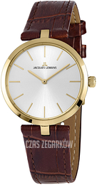 Jacques Lemans Milano Srebrny/Skóra Ø34 mm 1-2024F