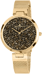 Jacques Lemans Milano Żółte złoto/Stal w odcieniu złota Ø36 mm 1-2035K