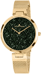 Jacques Lemans Milano Zielony/Stal w odcieniu złota Ø36 mm 1-2035L