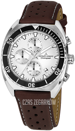 Jacques Lemans Serie 200 Biały/Skóra Ø40 mm 1-2041J
