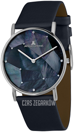 Jacques Lemans York Niebieski/Skóra Ø37 mm 1-2050F
