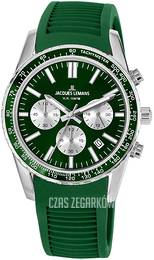 Jacques Lemans Liverpool Zielony/Guma Ø39 mm 1-2059D