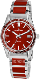 Jacques Lemans Liverpool Czerwony/Czeramiczna Ø39 mm 1-2060K