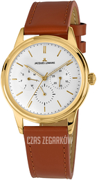 Jacques Lemans Retro Classic Biały/Skóra Ø39 mm 1-2061D