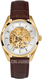 Jacques Lemans Derby Srebrny/Skóra Ø40 mm 1-2087E