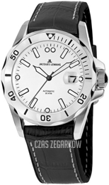 Jacques Lemans Liverpool Biały/Skóra Ø42 mm 1-2089B