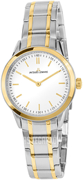 Jacques Lemans Sydney Biały/Stal w odcieniu złota Ø30 mm 1-2097E