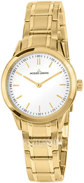 Jacques Lemans Sydney Biały/Stal w odcieniu złota Ø30 mm 1-2097F