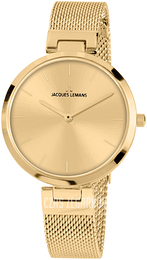 Jacques Lemans Milano Żółte złoto/Stal w odcieniu złota Ø34 mm 1-2110M