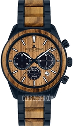 Jacques Lemans Eco Power Solar Brązowy/Tkanina Ø44 mm 1-2115P