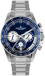Jacques Lemans Liverpool Niebieski/Stal Ø40 mm 1-2127F