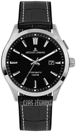 Jacques Lemans Hybromatic Czarny/Guma Ø43 mm 1-2130A