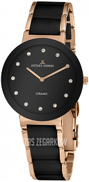 Jacques Lemans Monaco Czarny/Czeramiczna Ø34 mm 42-7I