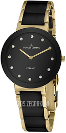 Jacques Lemans Monaco Czarny/Czeramiczna Ø34 mm 42-7K