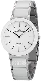 Jacques Lemans Monaco Biały/Czeramiczna Ø40 mm 42-8B
