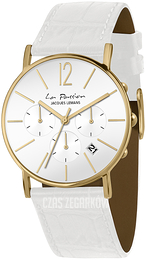 Jacques Lemans La Passion Biały/Skóra Ø40 mm LP-123P