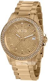Jacques Lemans La Passion Zestaw kryształów/Stal w odcieniu złota Ø38 mm LP-129C