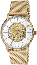 Jacques Lemans Retro Classic Biały/Stal w odcieniu złota Ø38 mm N-207ZE