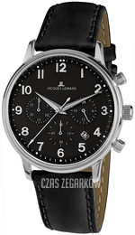 Jacques Lemans Retro Classic Czarny/Skóra Ø40 mm N-209ZI