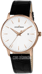 Jacques Lemans Retro Classic Biały/Skóra Ø42 mm N-213G