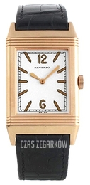 Jaeger LeCoultre Reverso Classique Grande Ultra Thin Tribute to 1931 Srebrny/Skóra 38x27.5 mm 2782521