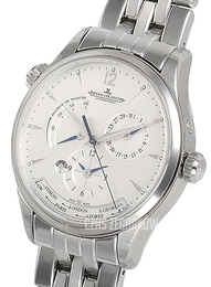 Jaeger LeCoultre Master Geographic Srebrny/Stal Ø39 mm 1428121