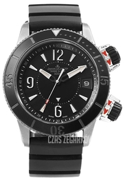 Jaeger LeCoultre Master Compressor Diving Alarm Navy SEALs Czarny/Guma Ø44 mm 183T770