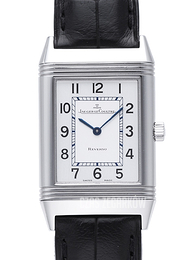Jaeger LeCoultre Reverso Classique Srebrny/Skóra 2508412