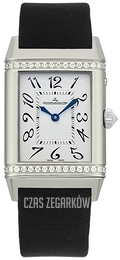 Jaeger LeCoultre Reverso Joaillerie Duetto Duo Biały/Satyna 42x26 mm 2693420