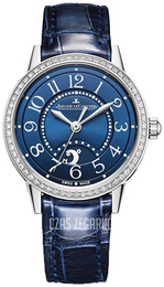 Jaeger LeCoultre Rendez-Vous Niebieski/Skóra Ø29 mm 3468480