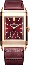 Jaeger LeCoultre Reverso Tribute Czerwony/Skóra 398256J
