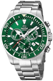 Jaguar Executive Zielony/Stal Ø43.5 mm J861/4