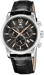 Jaguar Acamar Czarny/Skóra Ø42 mm J968/6