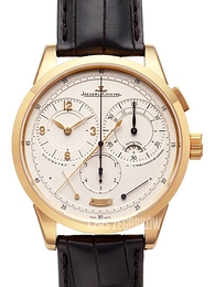 Jaeger LeCoultre Duomètre Duomètre À Chronographe Srebrny/Skóra Ø42 mm 6011420