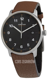 Junghans Titan Czarny/Skóra Ø40 mm 27/2002.00