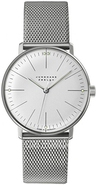 Junghans Max Bill Srebrny/Stal Ø34 mm 27/3004.48