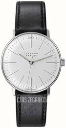 Junghans Max Bill Srebrny/Skóra Ø34 mm 27/3700.04