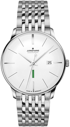Junghans Meister Biały/Stal Ø40.4 mm 27/4112.46
