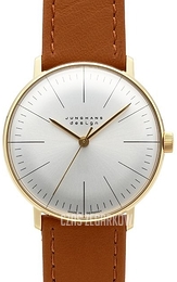 Junghans Max Bill Srebrny/Skóra Ø34 mm 27/5703.02