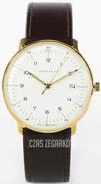 Junghans Max Bill Biały/Skóra Ø38 mm 41/7872.02