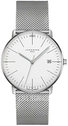 Junghans Max Bill Biały/Stal Ø38 mm 58/4821.48
