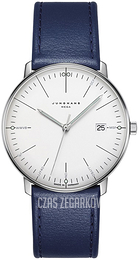 Junghans Max Bill Srebrny/Skóra Ø38 mm 58/4822.04