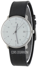 Junghans Max Bill Szary/Skóra Ø38 mm 59/2023.02