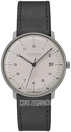 Junghans Max Bill Szary/Skóra Ø38 mm 59/2023.04
