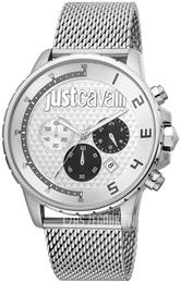 Just Cavalli Biały/Stal Ø44 mm JC1G063M0255
